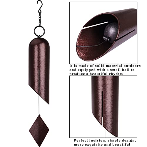 Agirlgle Large Wind Bell Wind Chimes Outdoor Indoor Windbell, 24-Inch Garden Wind Chimes For Patio And Terrace - Best Metal Musical Windchime Outdoor And Home Decoration #TOP2