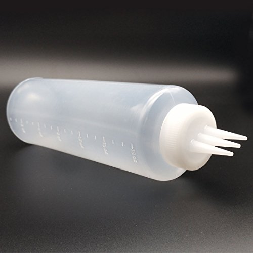 Garasani 3 Hole Sauce Squeeze Condiment Bottles Dispenser (14Oz - 400Ml) #TOP2