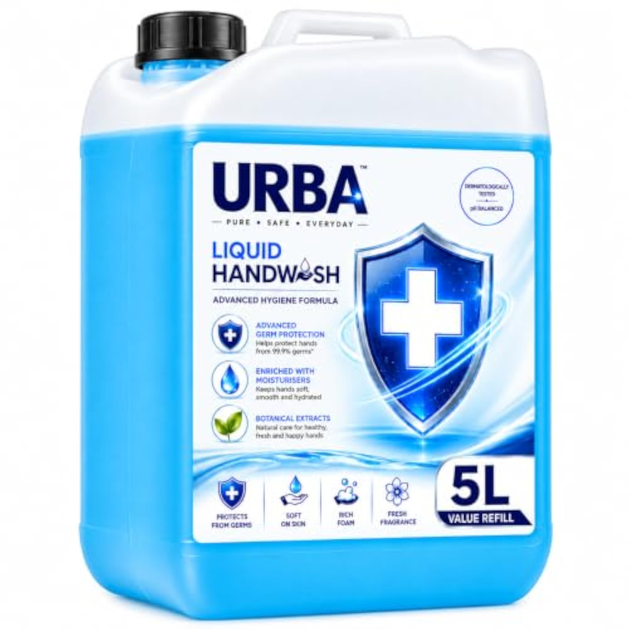 5L Refill Liquid Hand Wash, Advanced Hygiene Formula