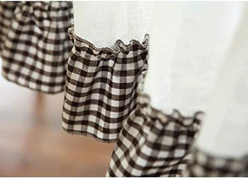 Media cortina cenefa brise-bise de estilo ocultant con medidas 200 × 60 cm para ventanas cortas 3