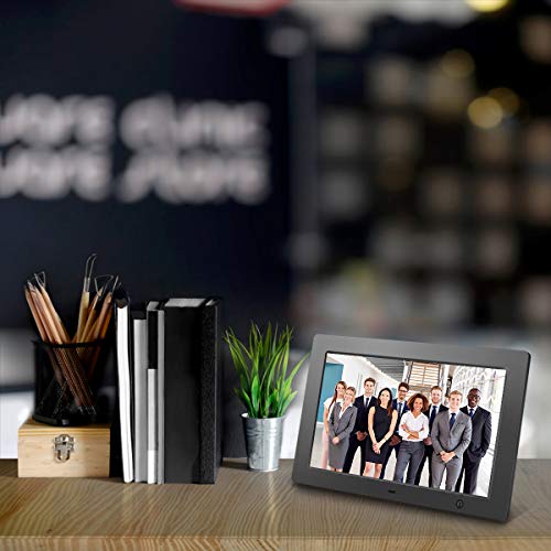 Digital Frame For Photos 10 Inch With Slideshow Digital Picture Frame With Hd Ips Display Picture Frame With Motion Sensor/Video/Background Music/Calendar/Clock/Auto-Rotate/Best Gifts By Flyamapirit #TOP7