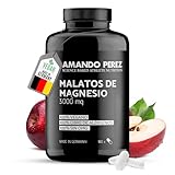 amendola patriots Alta dosificación – Magnesio malato 3000 mg por dosis diaria: tres comprimidos aportan 3000 mg de di-magnesio malato con un total de 450 mg de magnesio elemental.
