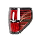 Heckleuchte Baugruppe für Ford F150 SVT Raptor Pickup 2009-2014, Auto Nebelschlussleuchte Hintere Bremsleuchte Auto Links Rechts Rückleuchte Ersatz Zubehör,B/Black Right