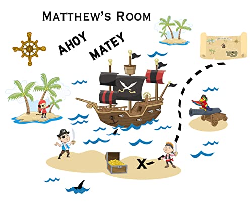 Vinilo Decorativo Pirata 60x60 in para Pared miniatura 4