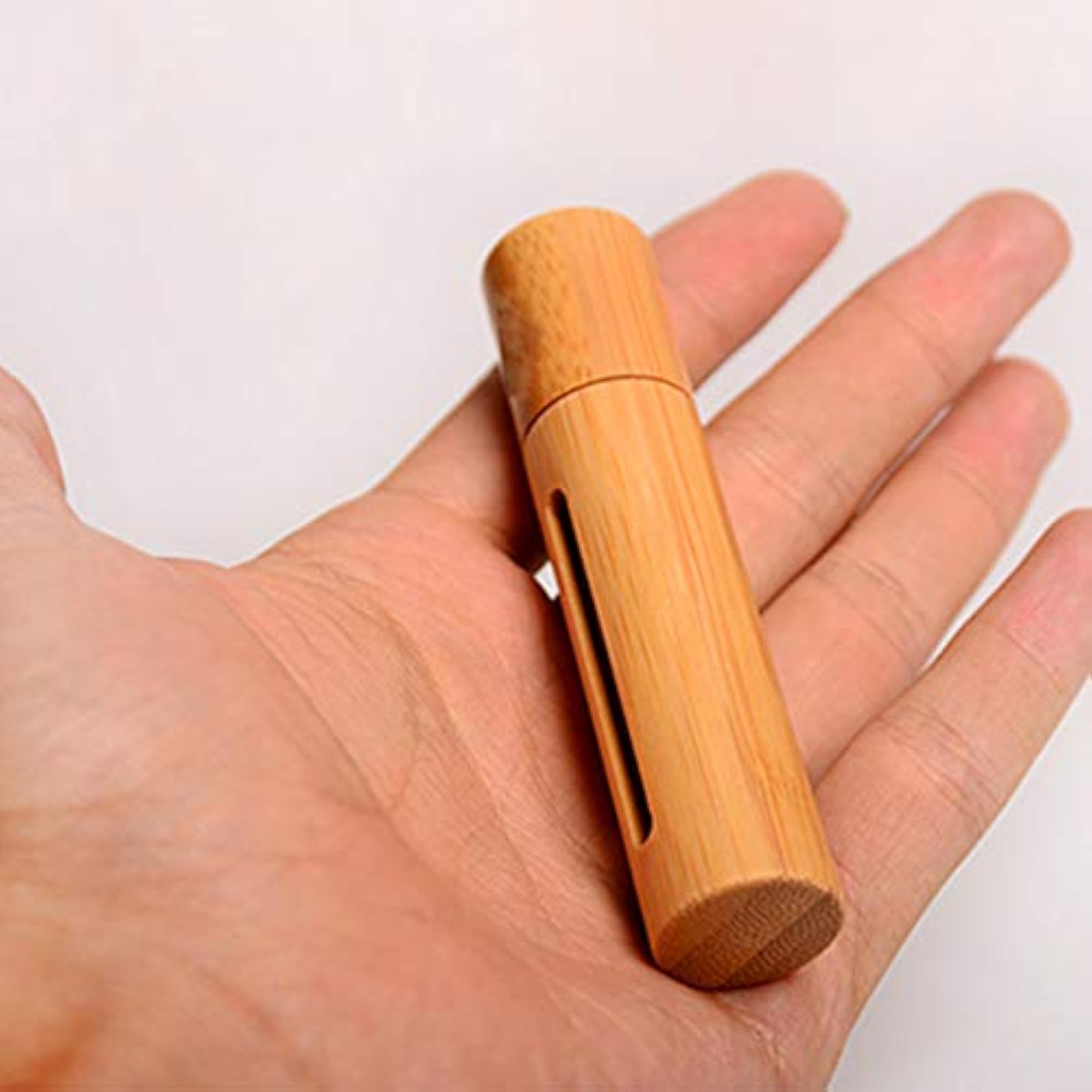 2 Pcs 10ml Bamboo Roller Bottles Set