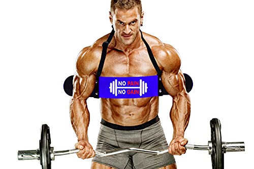 Image of APRODO Arm Blaster - Heavy Duty Biceps Isolator for Bodybuilding, Weightlifting, Gym, Exercise, Workout - Bicep Arm Trainer, NO Pain NO GAIN