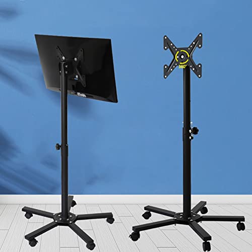 Soporte móvil para TV de 22 a 43 pulgadas ajustable en altura miniatura 2