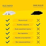 Rapid 40107349 klej niskotemperaturowy, uniwersalny, przezroczysty, owalny, Ø 9 x 94 mm, 125 g, 125 g
