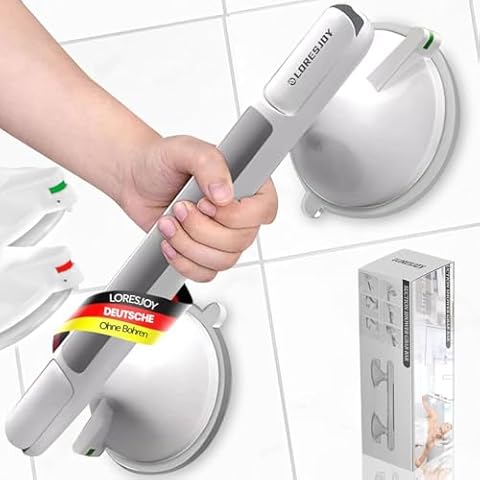 LORESJOY Suction Bathroom Grab Rails for Safety Cover