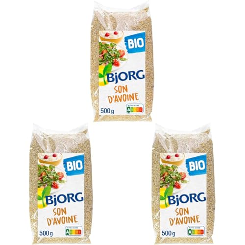 Bjorg Son d'Avoine Bio 500 g (Lot de 3)