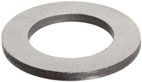 Steel Round Shim, Matte Finish, Full Hard Temper, 0.031" Thickness, 5/8" ID, 1" OD (Pack of 10)