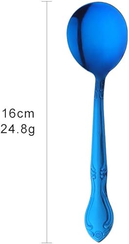 Miniatura 43 de Juego de 12 cucharas de café, mini cucharas de café, cucharas de espresso de acero inoxidable, cucharas pequeñas para postre, té, aperitivo, 4.6