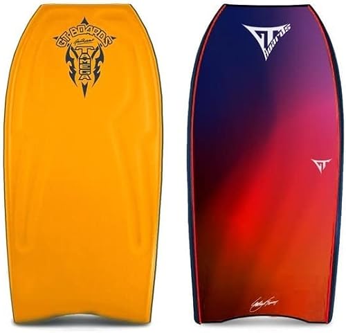 Bodyboard GT Boards, MEGA-T, D12 PP, Pilsner/RED Graphic Bottom, TÂMEGA (42)