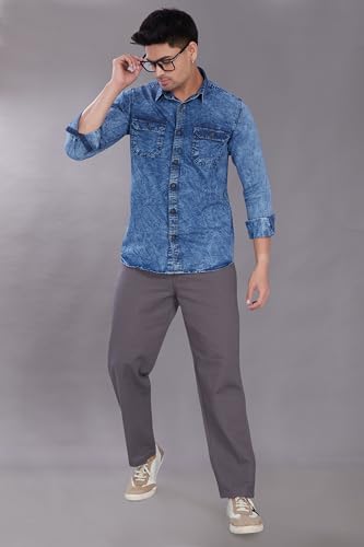 Image of DIVISIVE Men's Relaxed Fit Cotton Linen Blend Trousers