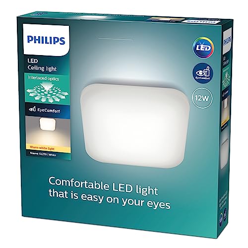 PHILIPS LED Mauve CL270 12W led Ceiling Light Fixture Warm White 2700k [12W, White