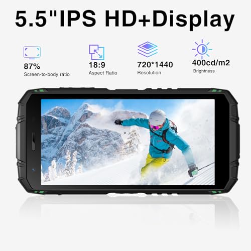 Doogee S41T-02 Rugged Smartphone,Android 14 6300Mah Battery,8Gb+64Gb,4G Dual Sim Rugged Smartphone,13Mp Camera,Ip68 Waterproof Cell Phone,Face Unlock,Nfc/T-Mobile thumb #5