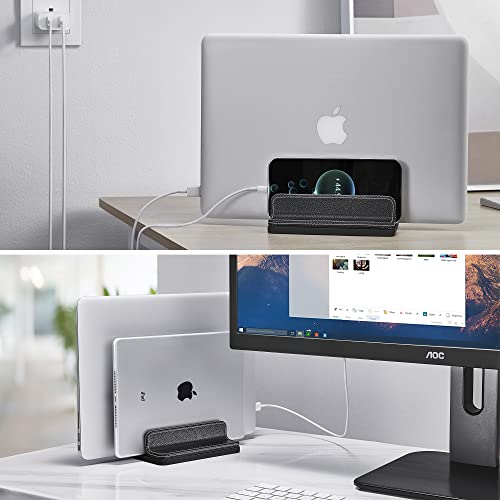 Soporte Vertical de Cuero para Laptop Ajustable miniatura 7