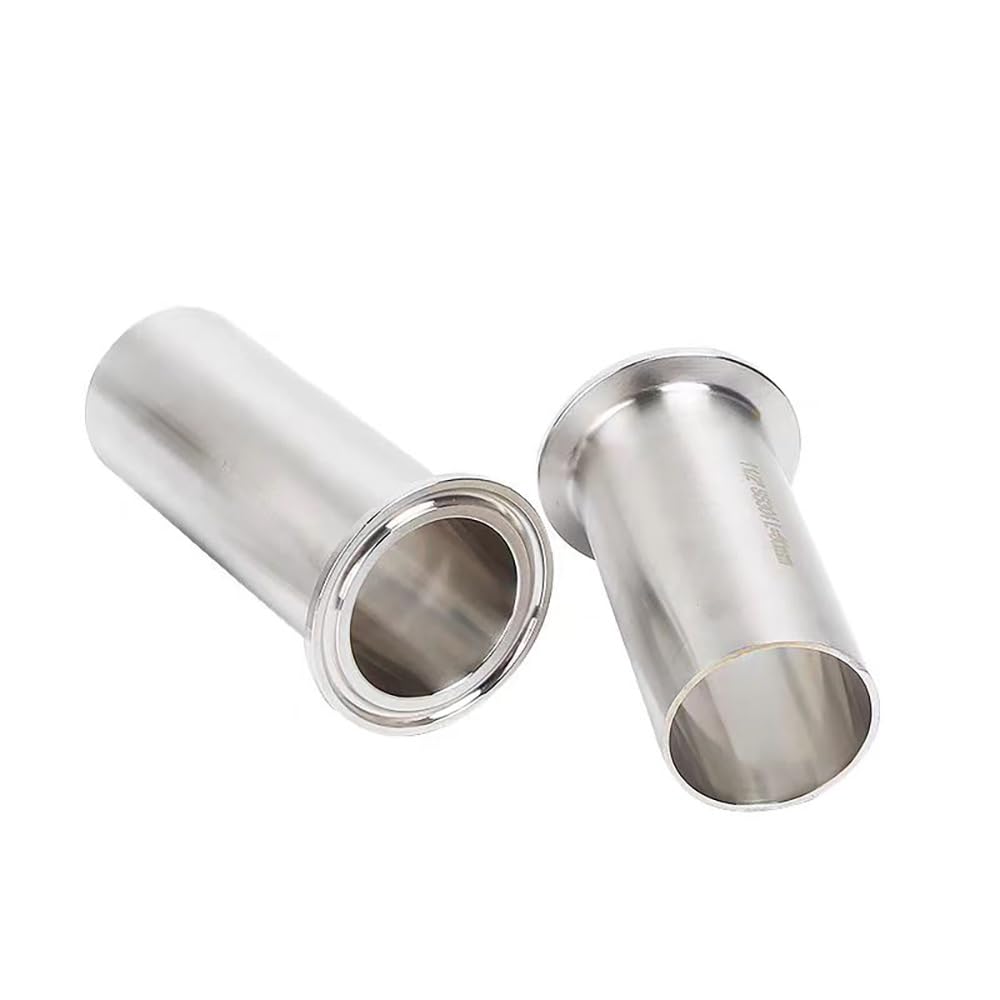 Rurka Rozszerzeniowa Tri-Clamp z Stali Nierdzewnej 304, Długość 80 mm, OD 1,5" 2" 4" (19-102 mm), Element Sanitarny do Piwowarni Domowej, Żywności, Mleczarni, Farmacji - 1 PC(102mm x K119)