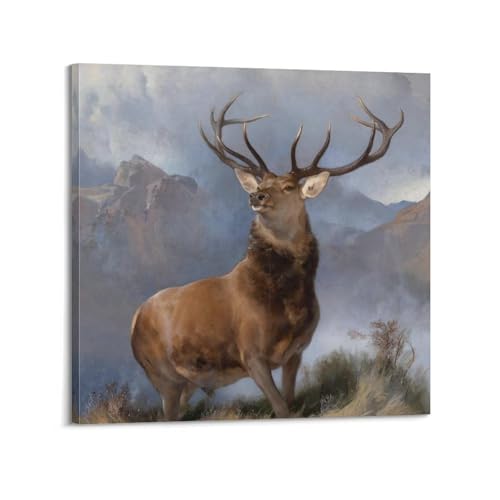 The Monarch of The Glen 1851 Landseer tableau nature sauvage