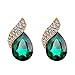 Produktbild Cenday Temperament Mode Wassertropfen Drei Farben Retro Ohrringe Luxus Voller Diamanten Kleinen Diamanten Mode Elegante Dekoration Wilde Ohrringe