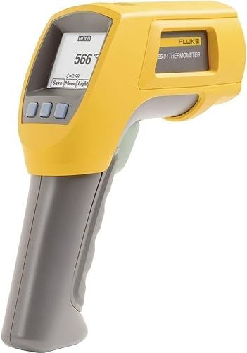 Fluke 566 termómetro infrarrojo dual, rango de 40 a +1 022 grados F, contactono contacto