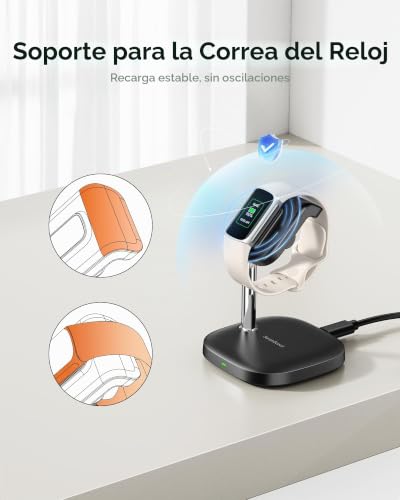 Soporte Fitbit Charge 6 para Mesita de Noche Base Estación de Carga 6