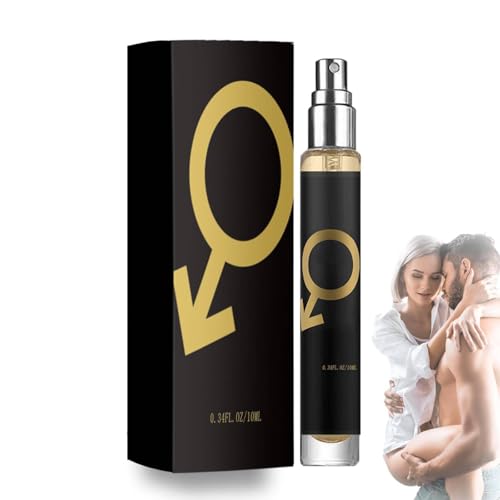 Alpha Pheromonparfüm Herren, Ecdf Alpha Parfüm Spray Herren, Pheromone Parüm Männer für Dating und Alltag, Selbstvertrauen und Anziehungskraft steigern, Lang Anhaltender Duft (10ml)