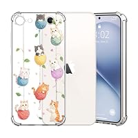 ChoosEU Trasparente Custodia per Samsung Galaxy A17 5G / 4G Sottile TPU Silicone Cover Disegni Colorate Fiore Fiori Motivo per Ragazza Donne Antiurto Protettiva Case Morbido Custodie - Blu Rosa