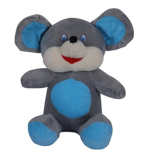 Image of TEDSTREE Skin Friendly Ultrasoft 35cm Mouse Soft Toys Animal Plush Toy, Stuffed Lovable Huggable Cute Soft Toy for Kids /Boys /Girls /Birthday Gift (Gray Color)