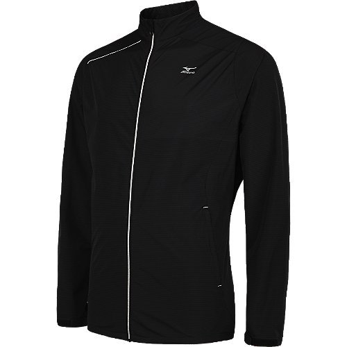 Mizuno Running Men's Elixir Jacket (Black-Charcoal, Xx-Large) #TOP17