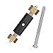 VideoPUP Cassette Repair Device/Electrical Box Repair,118 Type Universal Outlet Box Repairer 10 Screws Tools Sturdy Support Rod+1 Wrench-Upgraded Nylon Insulation (Black+Gold)