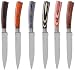 La Cote 6 Piece Steak Knives Set Japanese Stainless Steel Pakka Wood Handle In Gift Box (6 PC Pakka Wood)