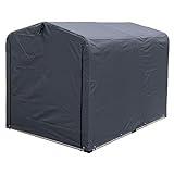 アイリスプラザ サイクルハウス 替えシート 防水 撥水 自転車 収納 ライトグレー 3台用 梅雨対策