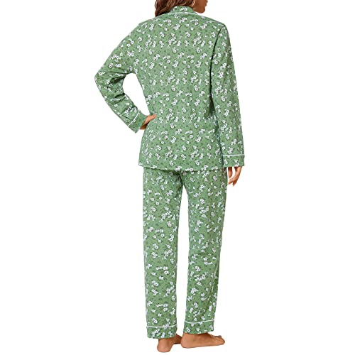 Image of Tugege Pajamas Set Long Sleeve Sleepwear Womens Button Down Nightwear Pj Sets