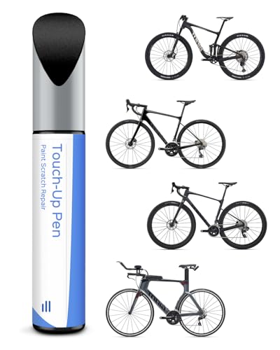 PARTS4EV Vernice per bicicletta in raso di carbonio – vernice per riparazione per giant, utilizzare penna per metallo e plastica, vernice per bicicletta ad alta opacità