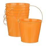[Utilisation polyvalente] - Ces petits seaux en métal avec poignées sont des contenants polyvalents adaptés au jardinage, à la plantation de fleurs, au stockage d'outils, à l'organisation d'objets de petite taille ou pour ajouter une touche rustique à la décoration intérieure.