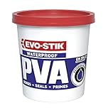 EVO-STIK Waterproof PVA 1L - High-Performance Adhesive - Primer & Sealer