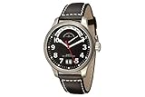  Zeno Watch Basel Reloj para Hombre Analógico Cuarzo con Brazalete de Cuero 4259-7003NQ-a17