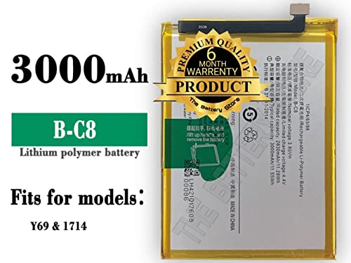 Image of Original B-C8 Battery for Y69 Battery with 6 Month Warranty *** (Original Battery 095)