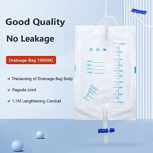 Katheter von Kondom für den Außenbereich, selbstdichtend, 10 Stück, Außen-Katheter, Herren, 2 Stück, 1000 ml, Urinbeutel (35 mm/1,38 Zoll)