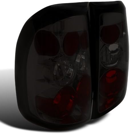 SPEC-D TUNING Smoke Lens Tail Lights Compatible with 1997-2004 Dodge Dakota Left + Right Pair Assembly