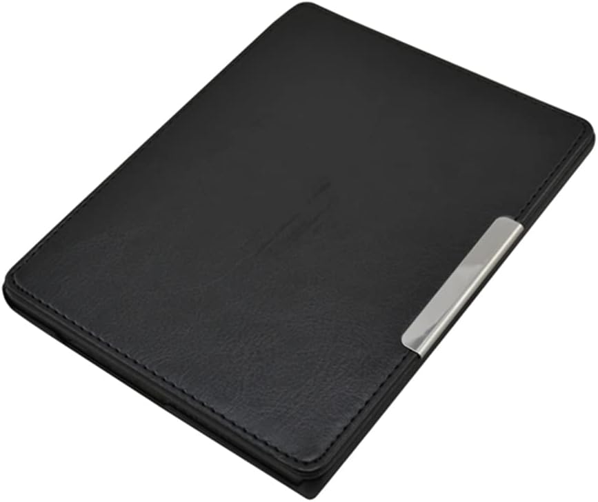 PU R64 Leather Magnetic Cover Case Compatible with Kobo 2013 Aura 6" N514 e-Book eReader Smart Shell (Color : Black)
