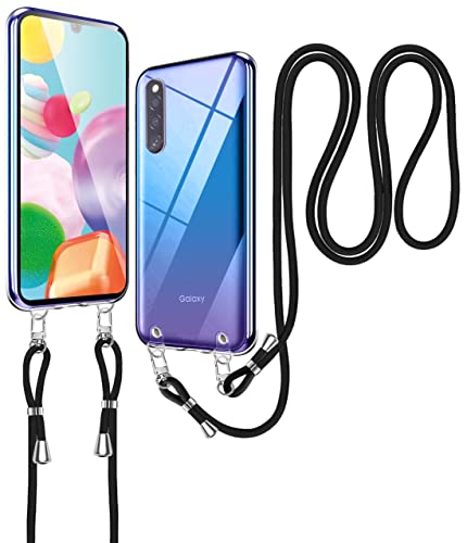 Amazon.co.jp: Galaxy A41 ケース クリア ショルダー Galaxy a41
