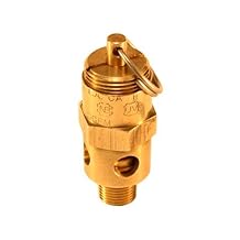 KSV25-2-110 1/4" ASME Code Safety Valve with Resilient, 110 PSI