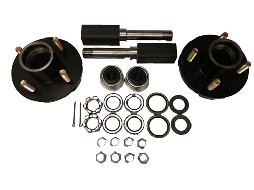 Everything for trailers, RVs and trucks and more - Build your own 2000# 4 x 4 Hubs Trailer For Axle Kit with Square Spindles SET OF 12 (FS1XN-3351)