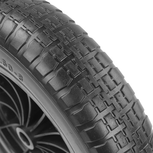 KCT 14" (3.50-8) Puncture Proof/Solid Heavy Duty Pu Wheelbarrow Carts Wheel & Tyre 4 KCT 14" (3.50-8) Puncture Proof/Solid Heavy Duty Pu Wheelbarrow Carts Wheel & Tyre - Image 4