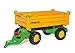 Produktbild Rolly Toys rollyMulti Trailer Joskin (Dreiseitenkipper, Zweiachsanhänger mit Gewindekurbel, Heckkupplung) 123209