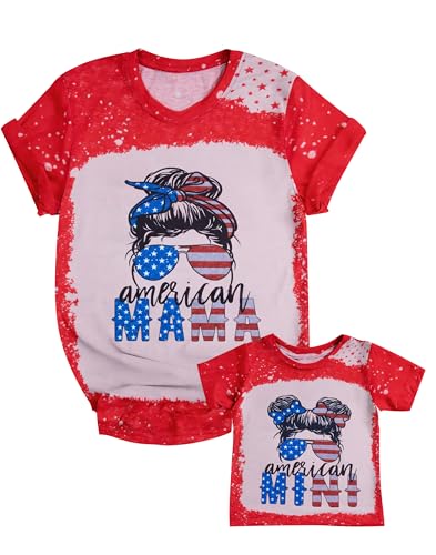 Image of Mommy and Me Matching Shirt Outfit Mama Mini Leopard Love Heart Tshirt Mom Daughter Family Matching Set Clothes