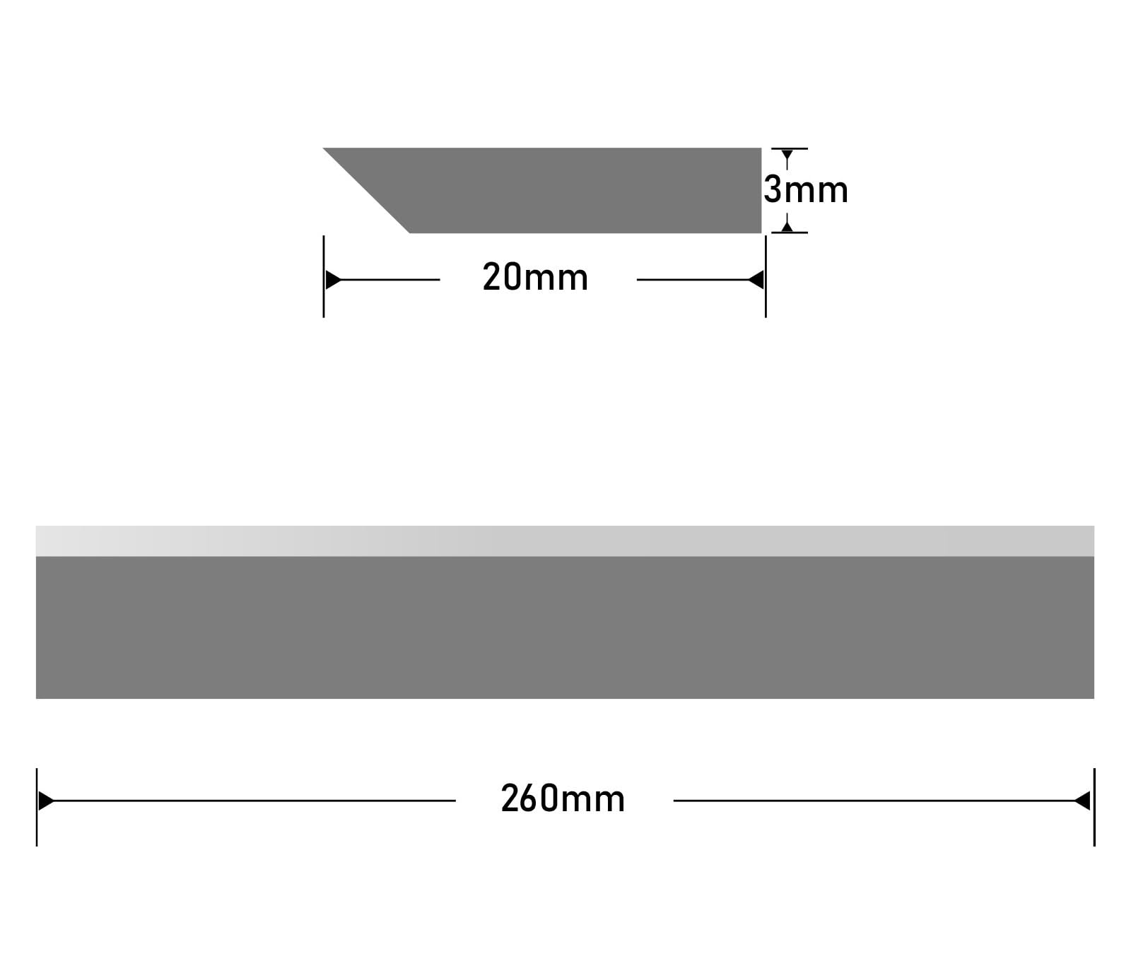 3 lame for piallatrice 260×20×3mm, for piallatrice JPT260 e tutte le macchine for superfici a spessore e giuntatrice da 260mm HSS/TCT(260X20X3mm-3PC-HSS)