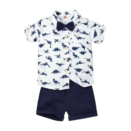 Image of Toddler Baby Boy Clothes Summer Outfits Shorts Set 12 Months-4T